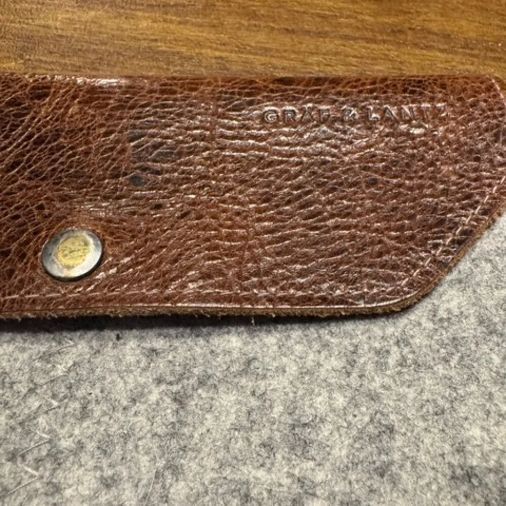 Gräf & Lantz brand felt and leather sleeve for iPad Pro 12.9 inch